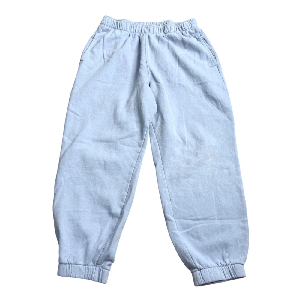 Hollister Light Blue Jogger Sweatpants Womens M Petite Cozy Lounge Fall